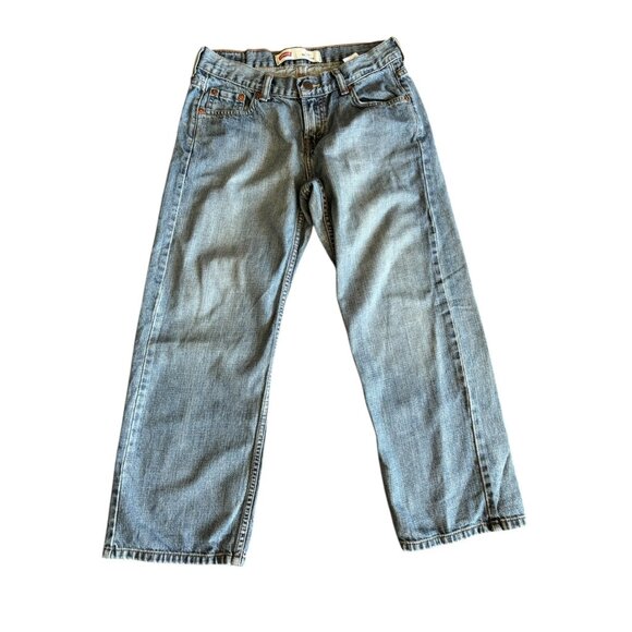 Levi's 550 Boys Blue Relaxed Jeans - Picture 1 of 6